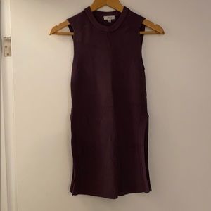 Aritzia wilfred purple sweater